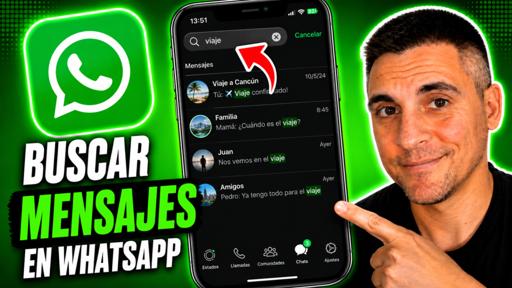BUSCAR PALABRAS O MENSAJES WHATSAPP